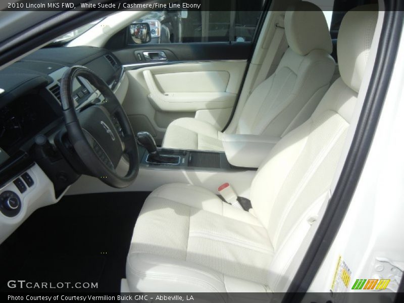 White Suede / Cashmere/Fine Line Ebony 2010 Lincoln MKS FWD