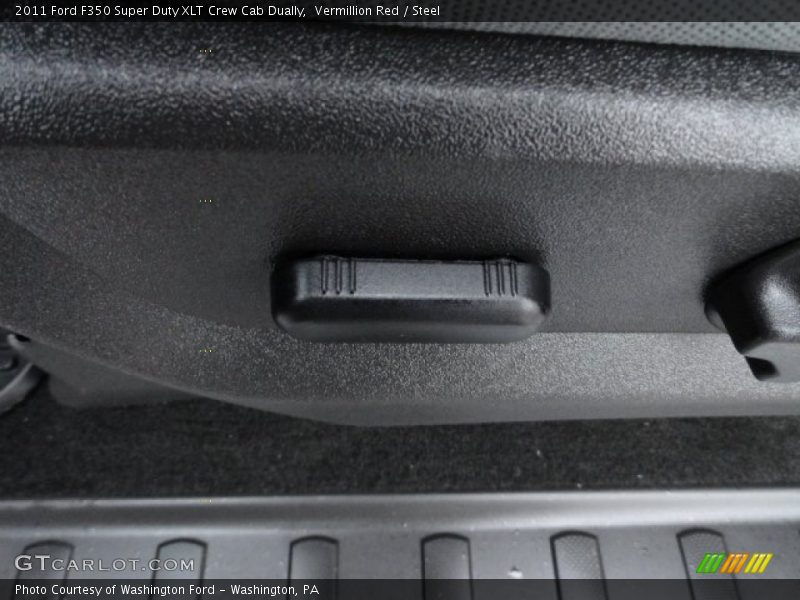 Vermillion Red / Steel 2011 Ford F350 Super Duty XLT Crew Cab Dually