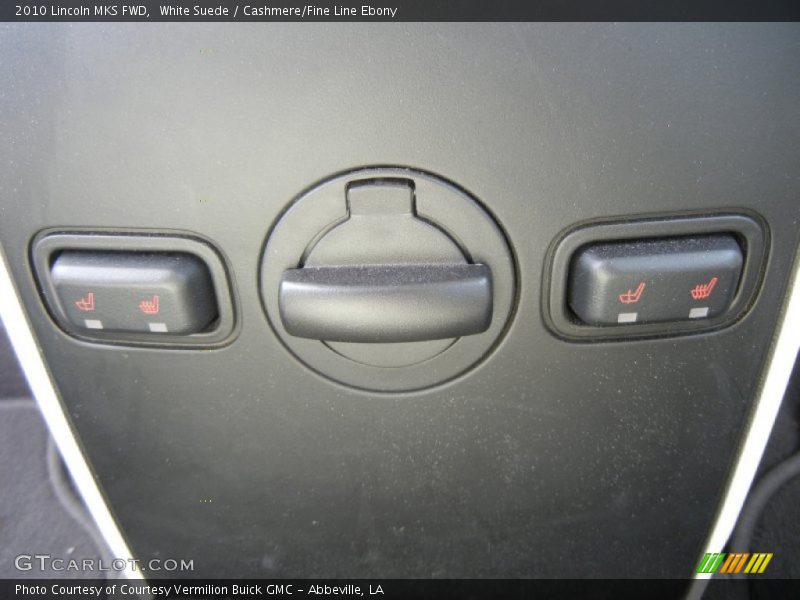 White Suede / Cashmere/Fine Line Ebony 2010 Lincoln MKS FWD
