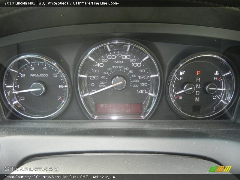 White Suede / Cashmere/Fine Line Ebony 2010 Lincoln MKS FWD