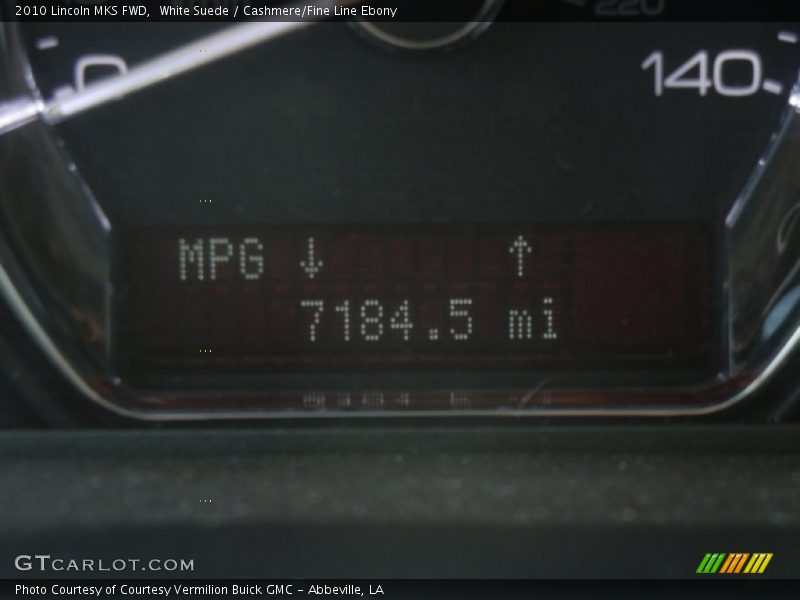 White Suede / Cashmere/Fine Line Ebony 2010 Lincoln MKS FWD
