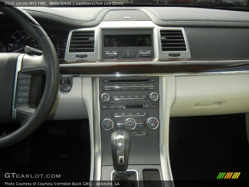 White Suede / Cashmere/Fine Line Ebony 2010 Lincoln MKS FWD