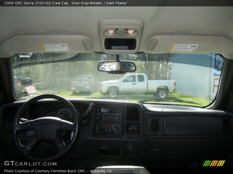 Steel Gray Metallic / Dark Pewter 2006 GMC Sierra 1500 SLE Crew Cab