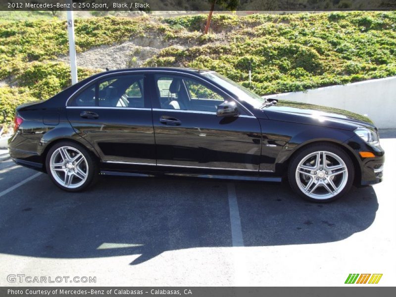  2012 C 250 Sport Black