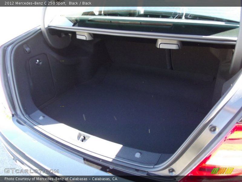 Black / Black 2012 Mercedes-Benz C 250 Sport