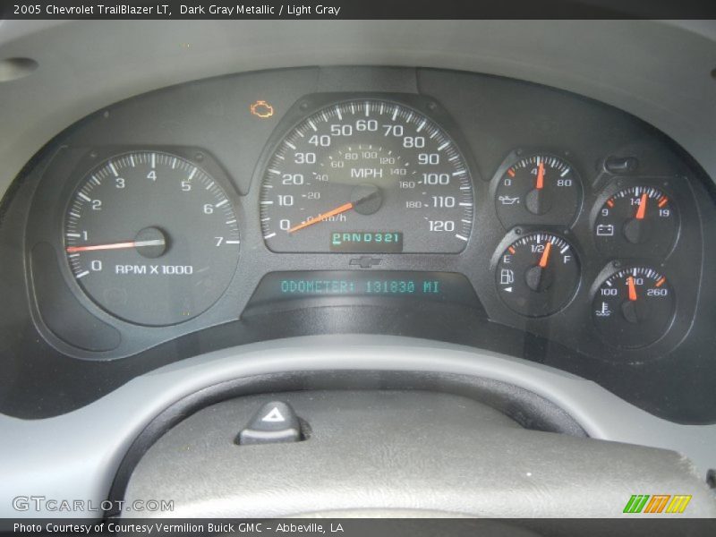 Dark Gray Metallic / Light Gray 2005 Chevrolet TrailBlazer LT