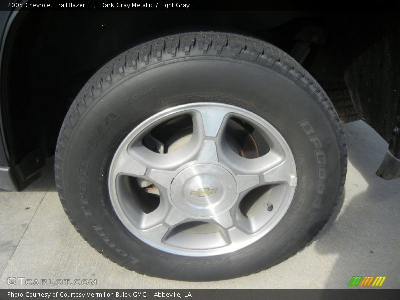 Dark Gray Metallic / Light Gray 2005 Chevrolet TrailBlazer LT