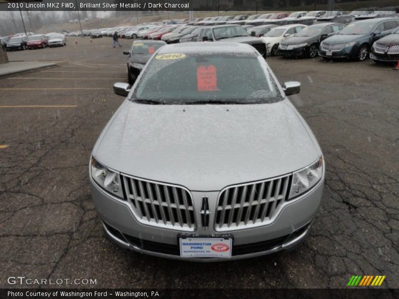Brilliant Silver Metallic / Dark Charcoal 2010 Lincoln MKZ FWD