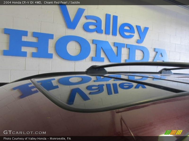 Chianti Red Pearl / Saddle 2004 Honda CR-V EX 4WD