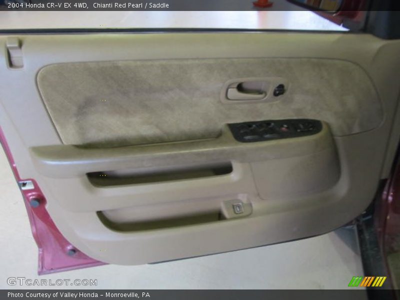 Chianti Red Pearl / Saddle 2004 Honda CR-V EX 4WD