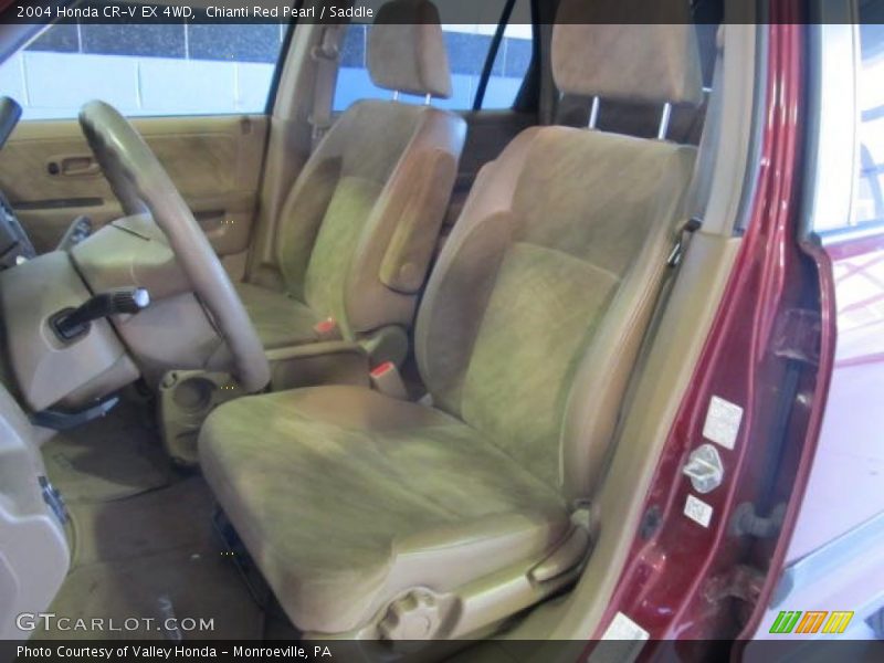 Chianti Red Pearl / Saddle 2004 Honda CR-V EX 4WD