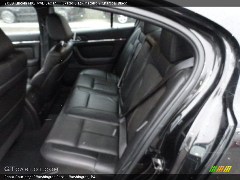 Tuxedo Black Metallic / Charcoal Black 2009 Lincoln MKS AWD Sedan
