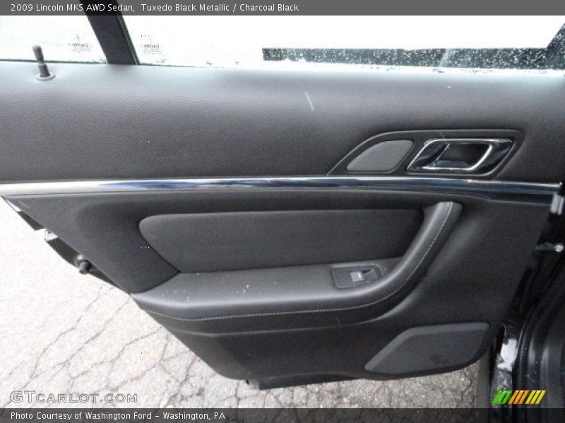 Tuxedo Black Metallic / Charcoal Black 2009 Lincoln MKS AWD Sedan