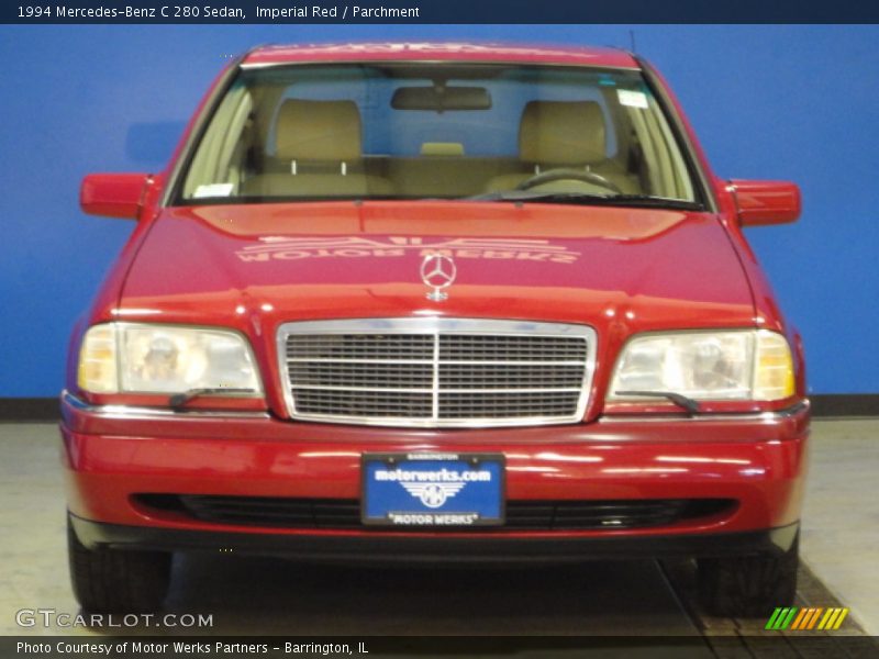 Imperial Red / Parchment 1994 Mercedes-Benz C 280 Sedan