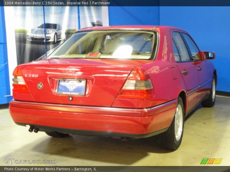 Imperial Red / Parchment 1994 Mercedes-Benz C 280 Sedan