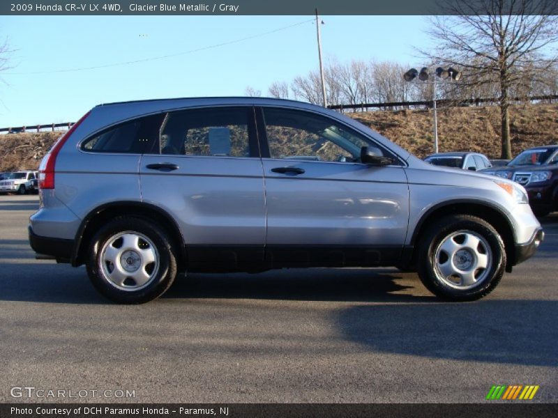 Glacier Blue Metallic / Gray 2009 Honda CR-V LX 4WD