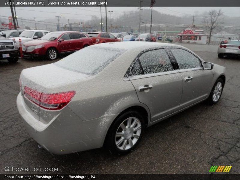 Smoke Stone Metallic / Light Camel 2010 Lincoln MKZ FWD