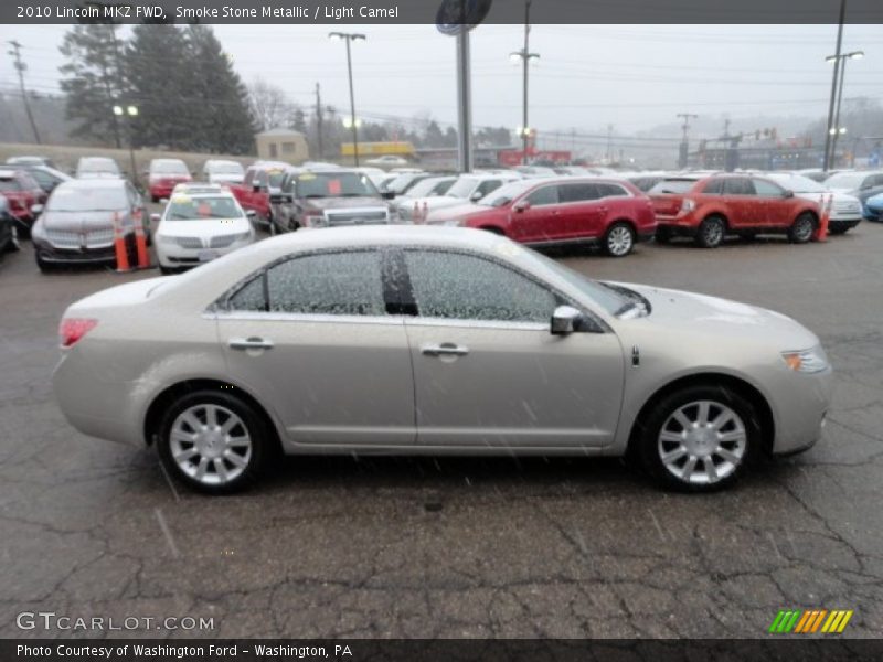 Smoke Stone Metallic / Light Camel 2010 Lincoln MKZ FWD
