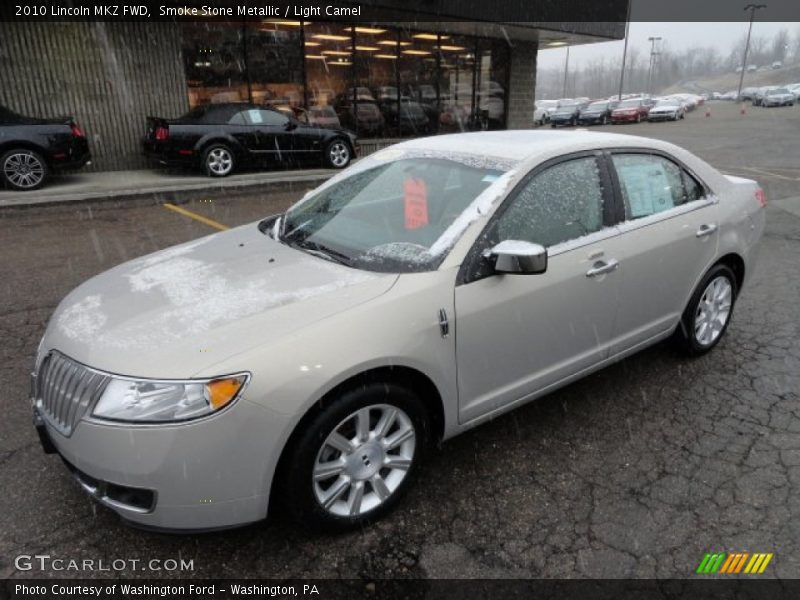Smoke Stone Metallic / Light Camel 2010 Lincoln MKZ FWD