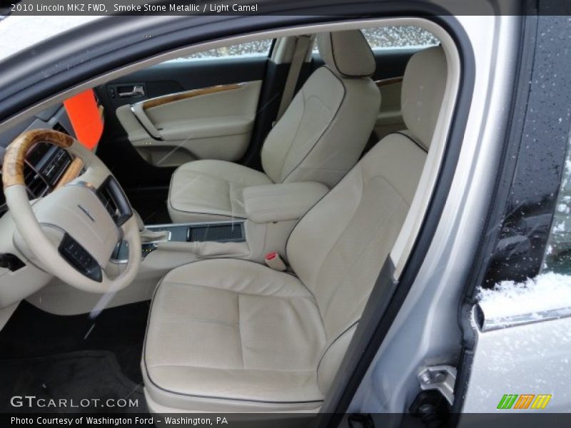 Smoke Stone Metallic / Light Camel 2010 Lincoln MKZ FWD