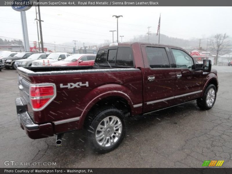  2009 F150 Platinum SuperCrew 4x4 Royal Red Metallic