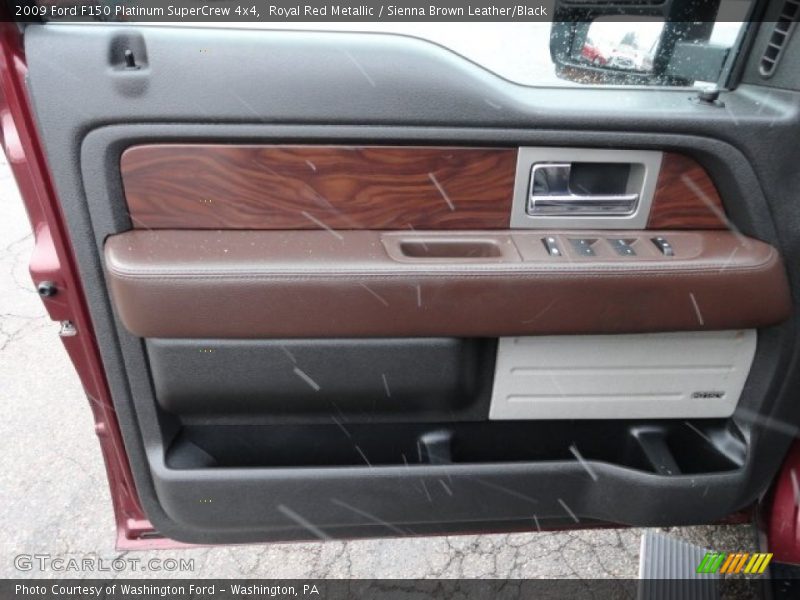 Royal Red Metallic / Sienna Brown Leather/Black 2009 Ford F150 Platinum SuperCrew 4x4