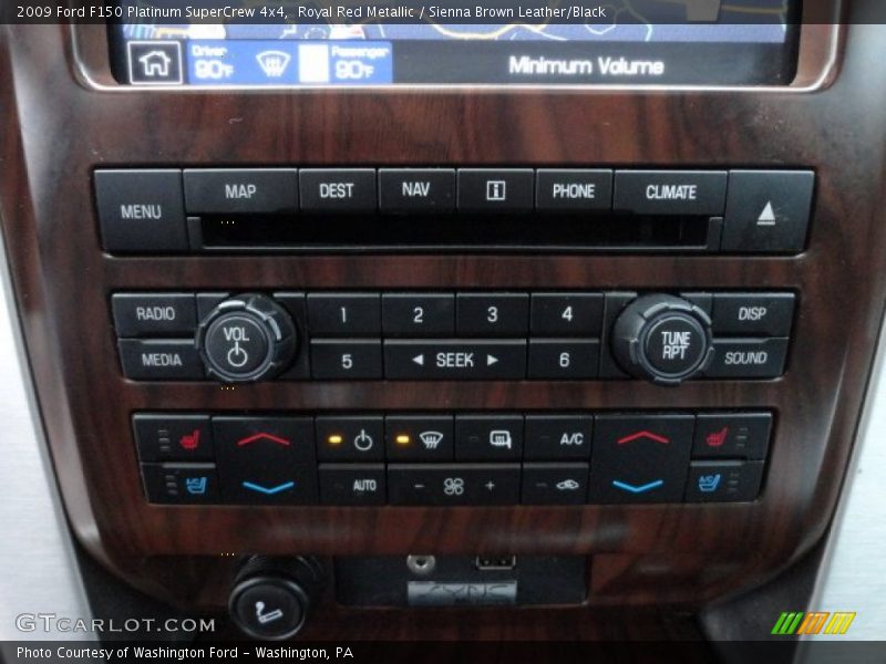 Controls of 2009 F150 Platinum SuperCrew 4x4