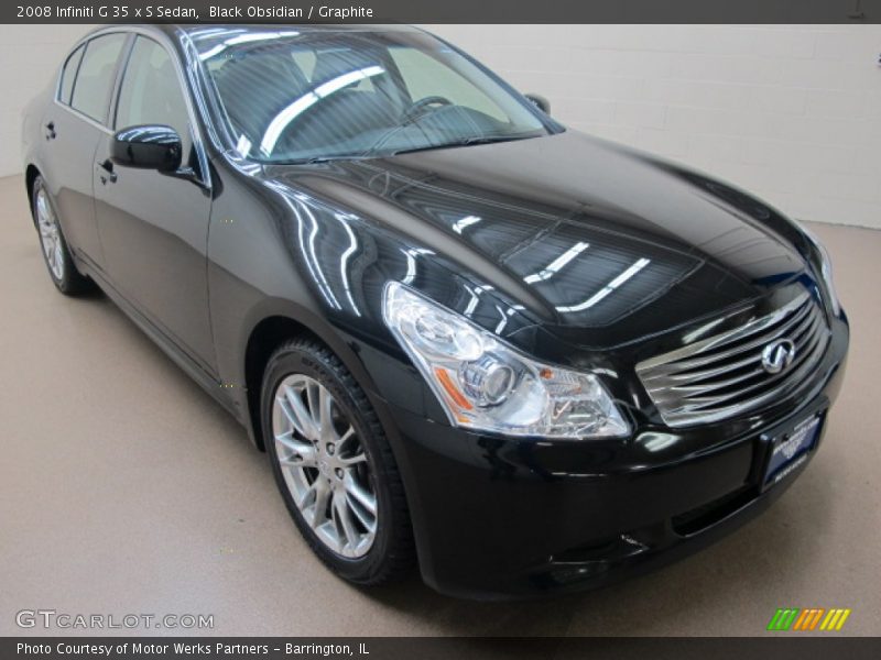 Black Obsidian / Graphite 2008 Infiniti G 35 x S Sedan