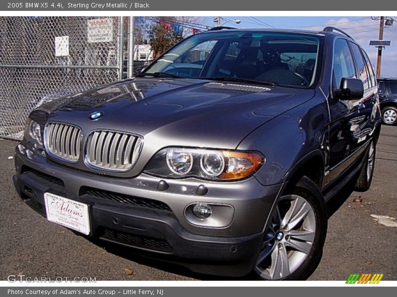 Sterling Grey Metallic / Black 2005 BMW X5 4.4i