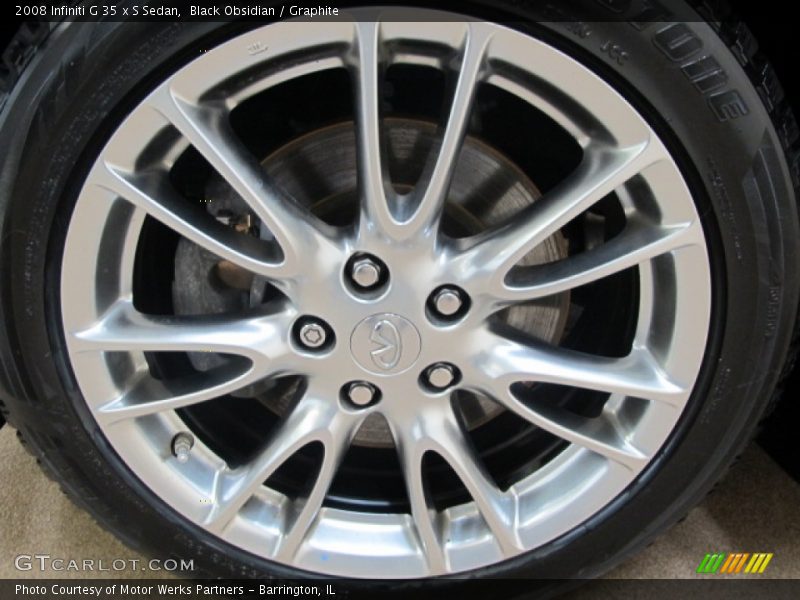 Black Obsidian / Graphite 2008 Infiniti G 35 x S Sedan