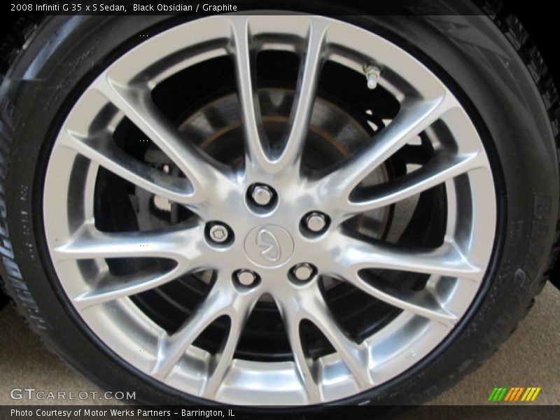 Black Obsidian / Graphite 2008 Infiniti G 35 x S Sedan