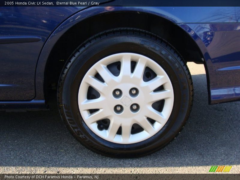 Eternal Blue Pearl / Gray 2005 Honda Civic LX Sedan