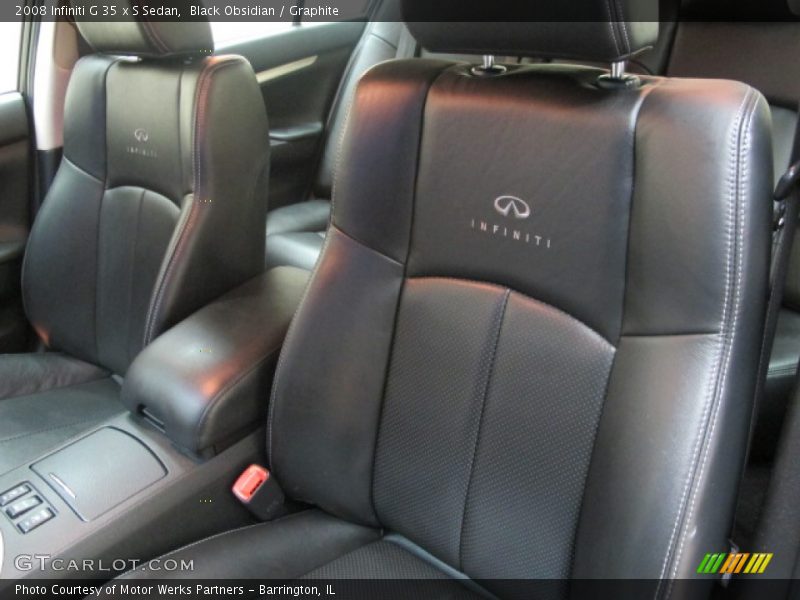 Black Obsidian / Graphite 2008 Infiniti G 35 x S Sedan