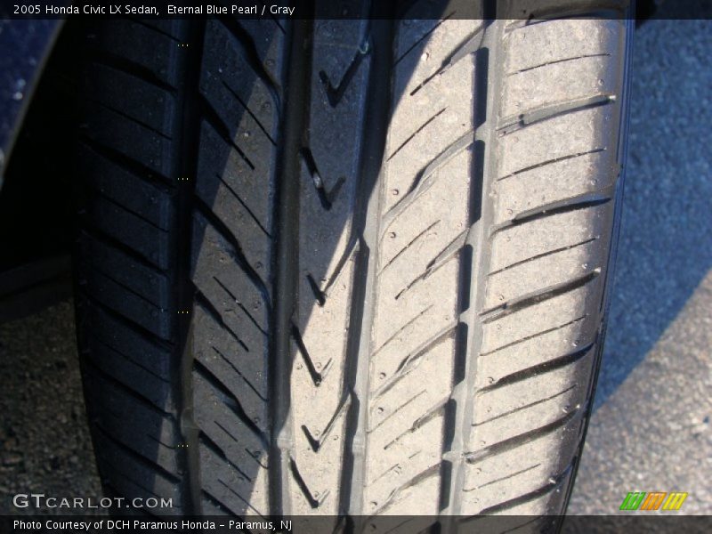 Eternal Blue Pearl / Gray 2005 Honda Civic LX Sedan