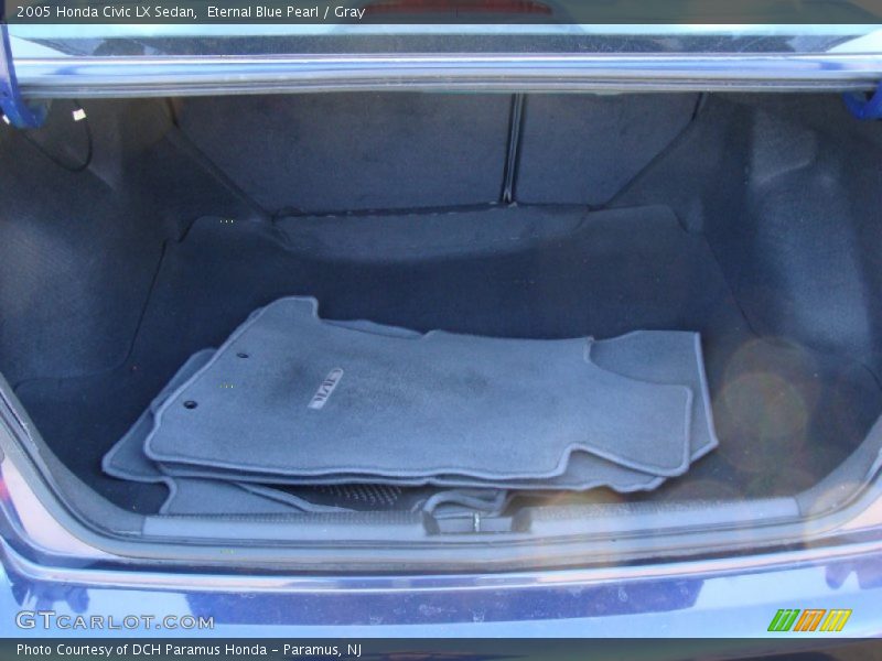 Eternal Blue Pearl / Gray 2005 Honda Civic LX Sedan