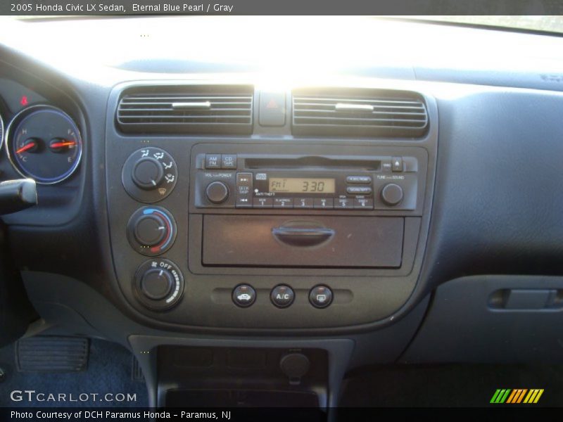 Eternal Blue Pearl / Gray 2005 Honda Civic LX Sedan