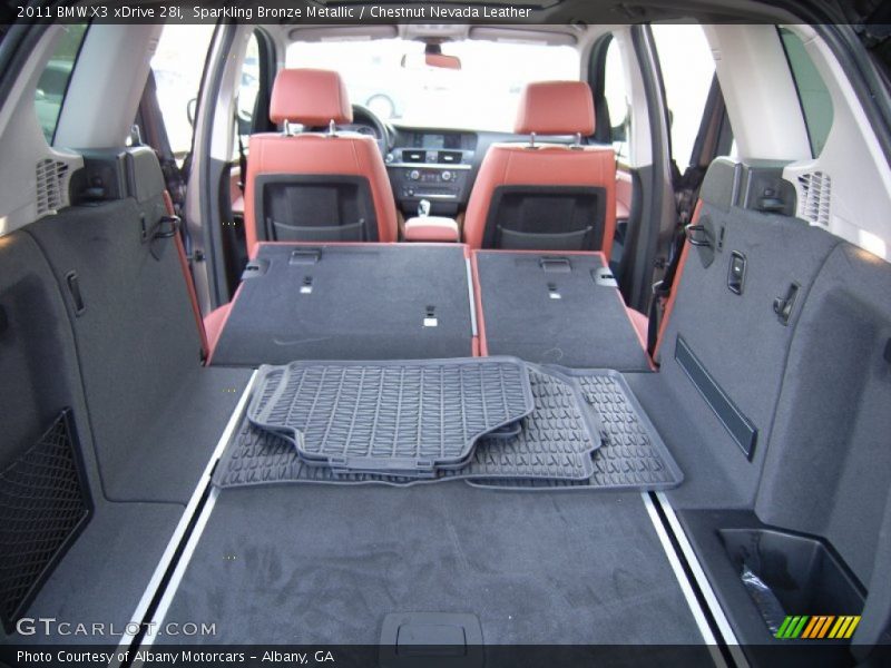 Sparkling Bronze Metallic / Chestnut Nevada Leather 2011 BMW X3 xDrive 28i