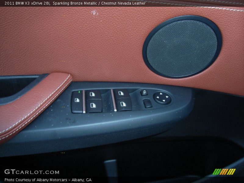 Sparkling Bronze Metallic / Chestnut Nevada Leather 2011 BMW X3 xDrive 28i