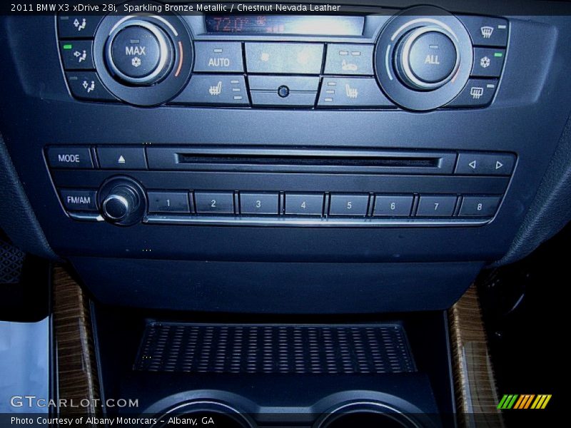Sparkling Bronze Metallic / Chestnut Nevada Leather 2011 BMW X3 xDrive 28i