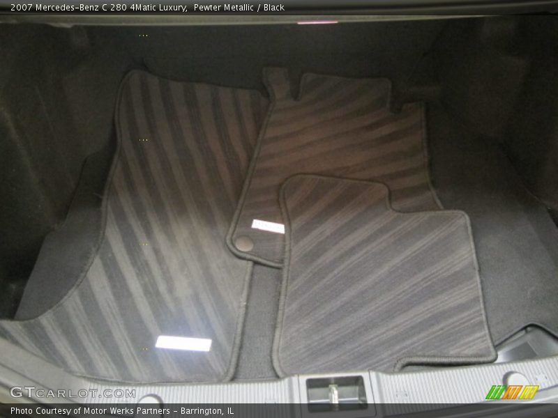 Pewter Metallic / Black 2007 Mercedes-Benz C 280 4Matic Luxury