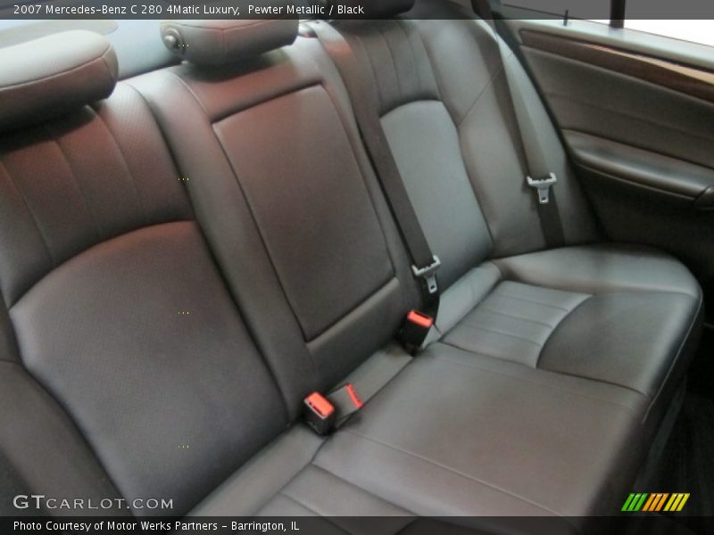 Pewter Metallic / Black 2007 Mercedes-Benz C 280 4Matic Luxury