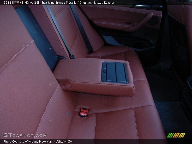 Sparkling Bronze Metallic / Chestnut Nevada Leather 2011 BMW X3 xDrive 28i