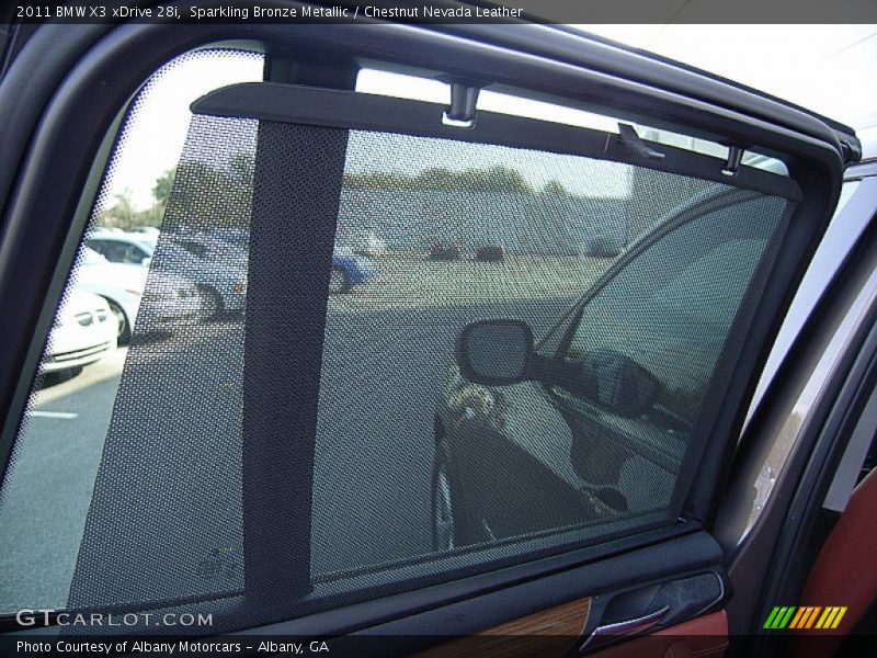 Sparkling Bronze Metallic / Chestnut Nevada Leather 2011 BMW X3 xDrive 28i