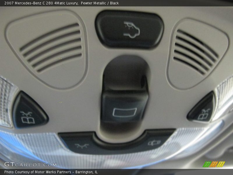 Pewter Metallic / Black 2007 Mercedes-Benz C 280 4Matic Luxury