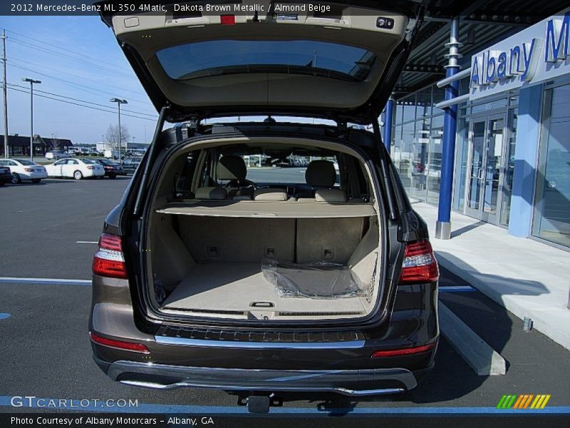 Dakota Brown Metallic / Almond Beige 2012 Mercedes-Benz ML 350 4Matic