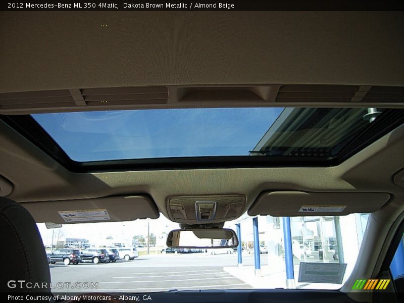 Dakota Brown Metallic / Almond Beige 2012 Mercedes-Benz ML 350 4Matic