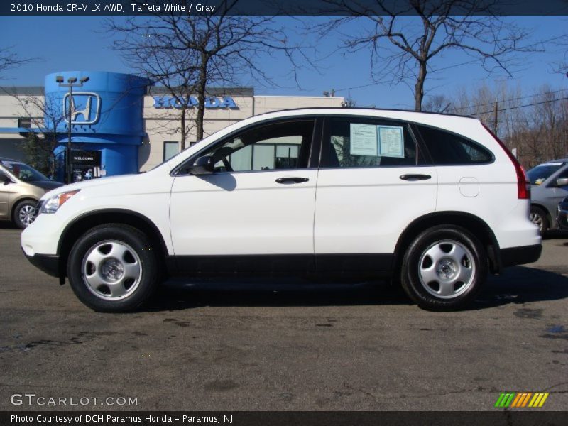 Taffeta White / Gray 2010 Honda CR-V LX AWD