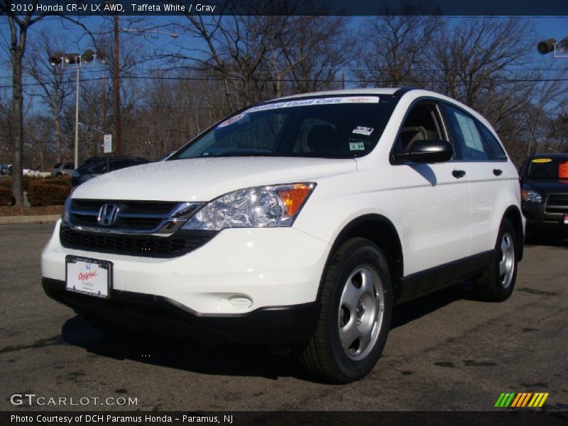 Taffeta White / Gray 2010 Honda CR-V LX AWD