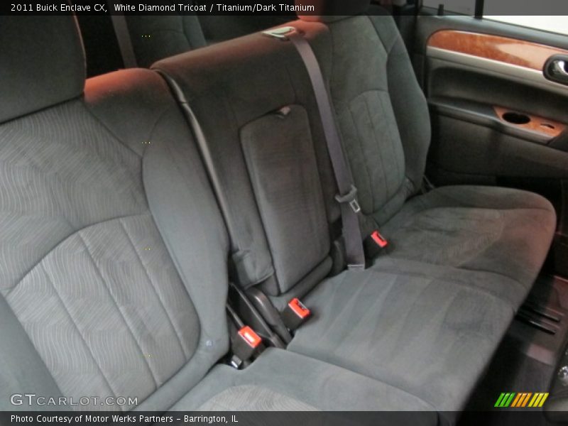 White Diamond Tricoat / Titanium/Dark Titanium 2011 Buick Enclave CX