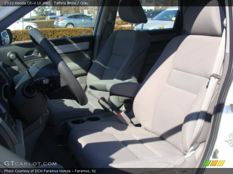 Taffeta White / Gray 2010 Honda CR-V LX AWD